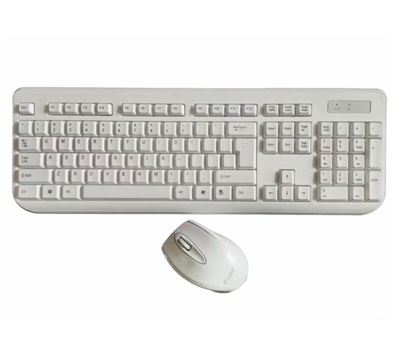 方正【W8206白色】无线键鼠套装