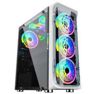 玩嘉 炫影白色 大板 机箱