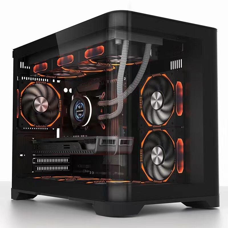 玩嘉 天幕双曲面黑色 机箱