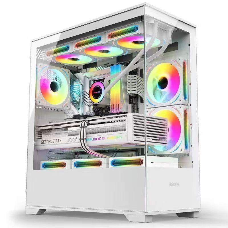 航嘉 GX770S追影白色 360水冷 大板 机箱