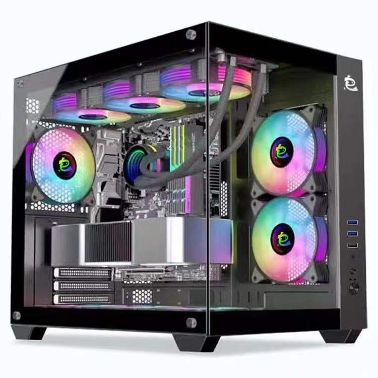 五色鱼 全景海景房 黑色机箱