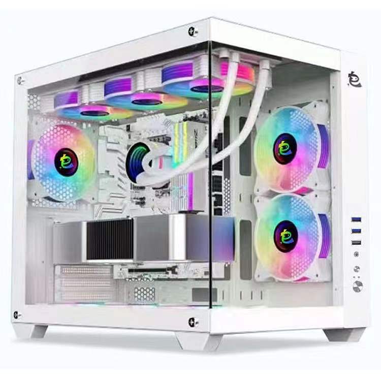 五色鱼 全景海景房 白色机箱