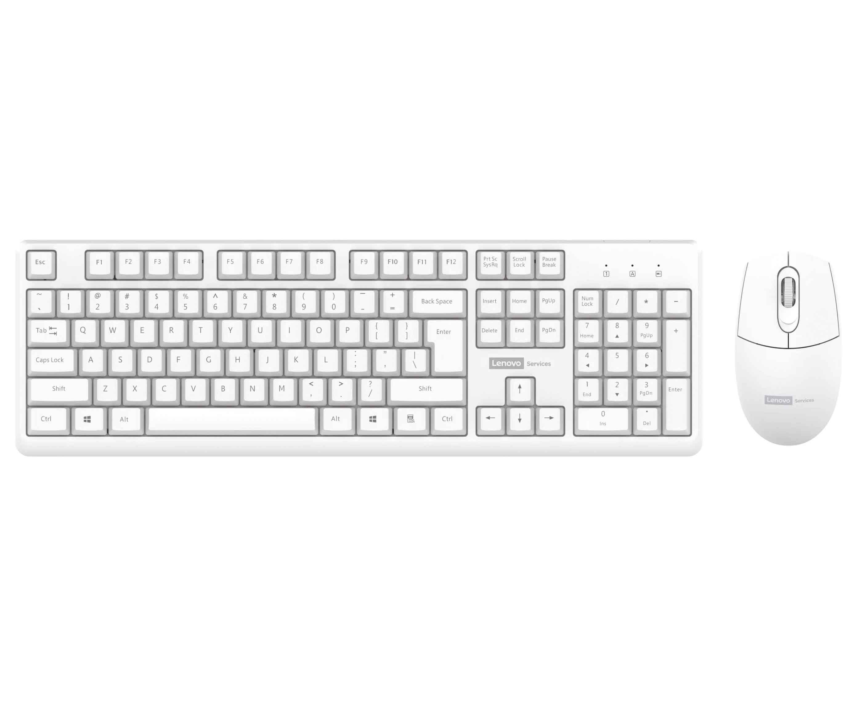 联想【PG10白色】无线键鼠套装