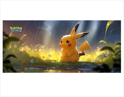 皮卡丘400*900*4MM 密锁鼠标垫