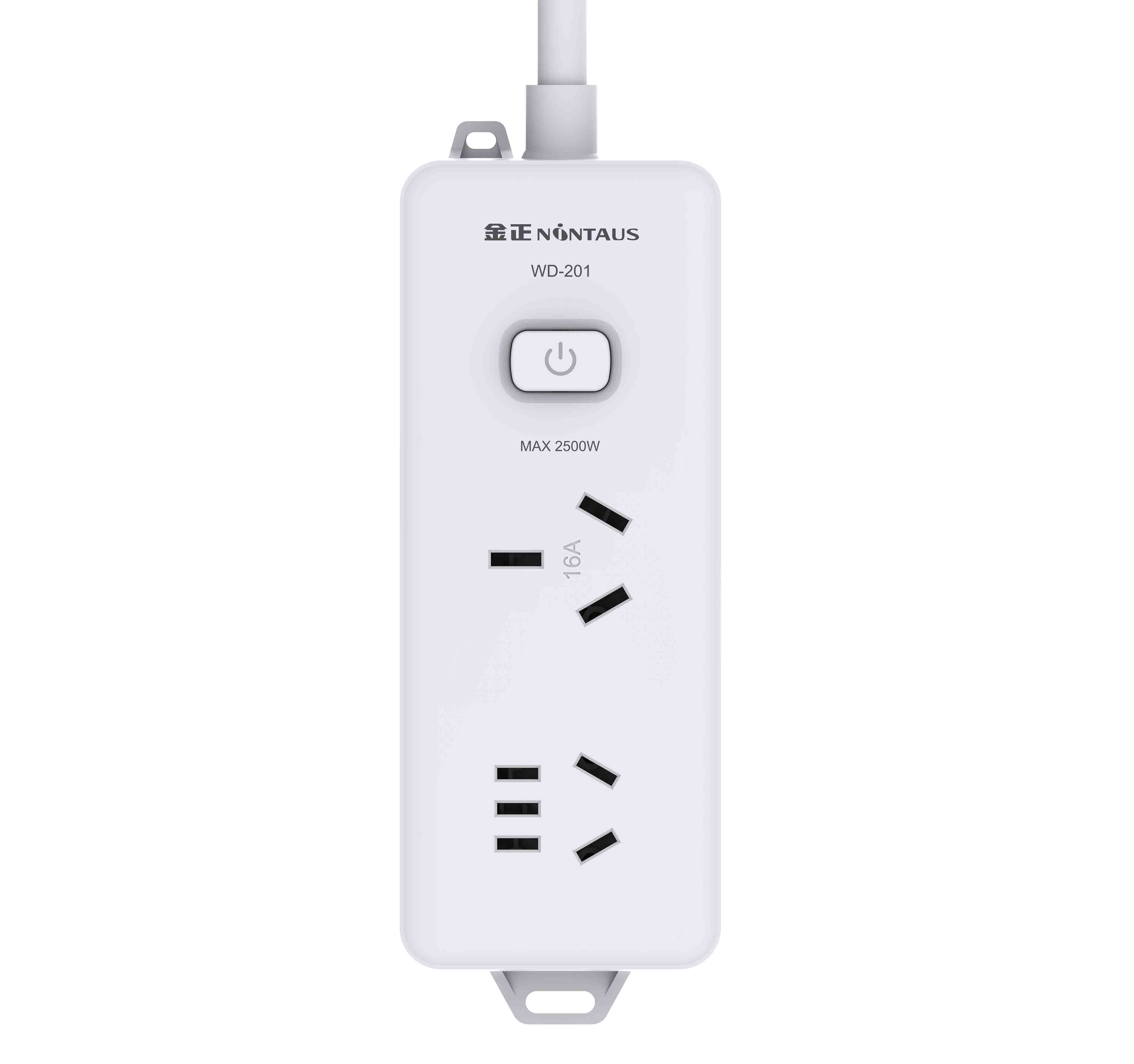 金正WD-201 二位插排 1.8米 此款1.5平方线