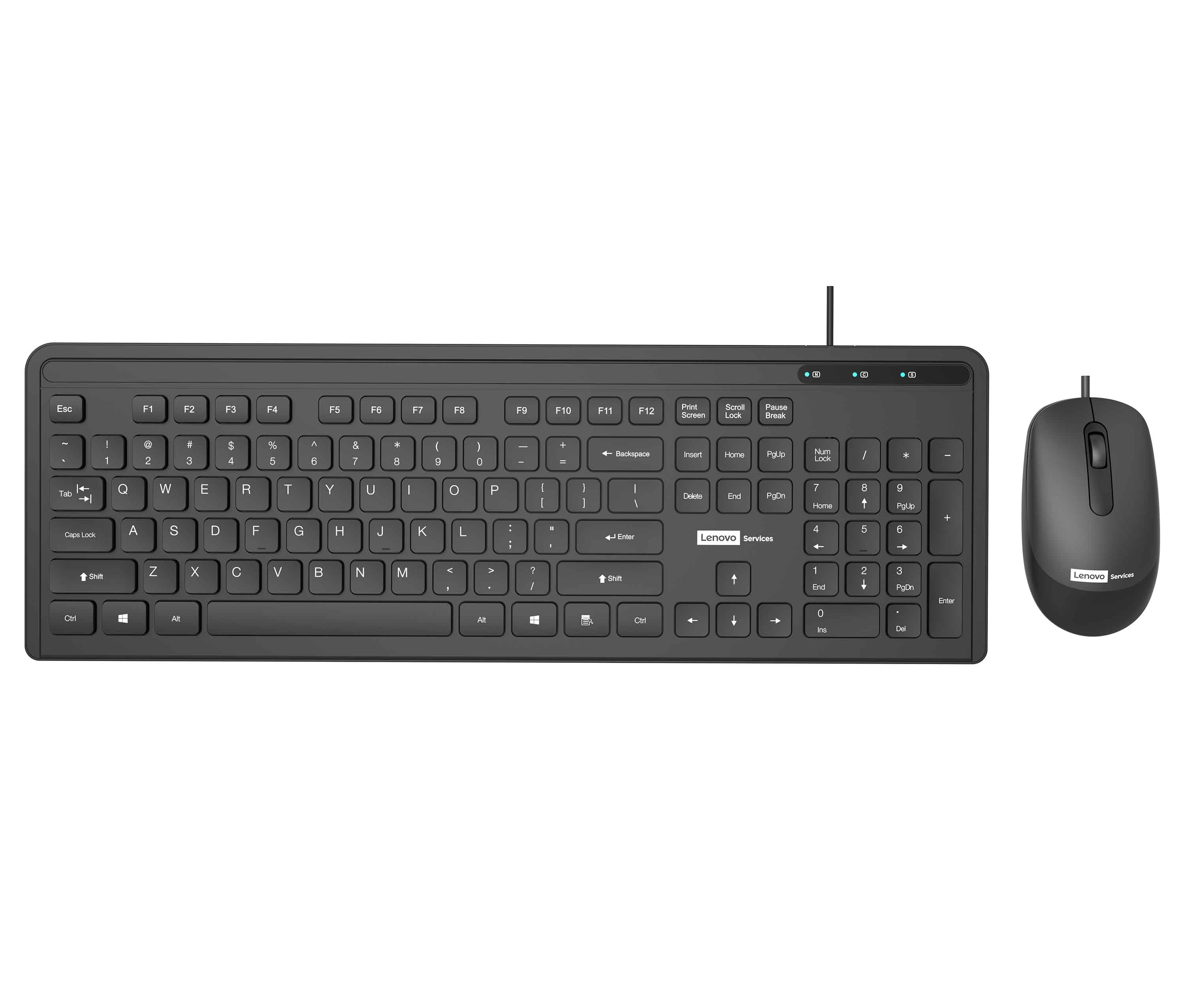 联想PW31 有线巧克力办公键鼠套装