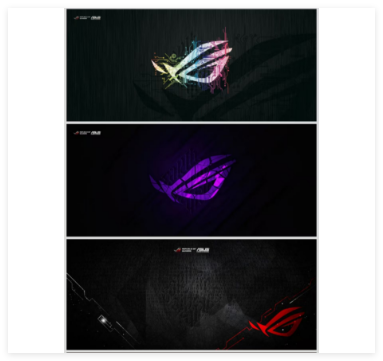 华硕彩色3号 400*900*4MM 定制鼠标垫	