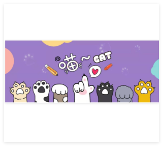 300*700*2.5MM 喵爪鼠标垫