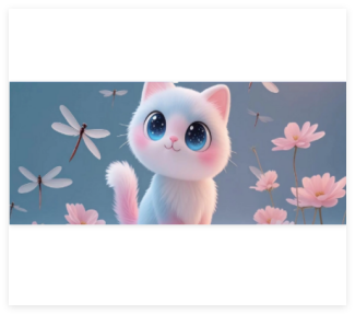 300*700*2.5MM 小猫蜻蜓鼠标垫